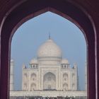 Der erste Blick auf den Taj Mahal