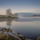 Der erste Frost am Weserufer