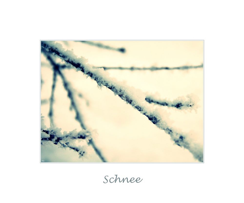 Der erste Schnee...