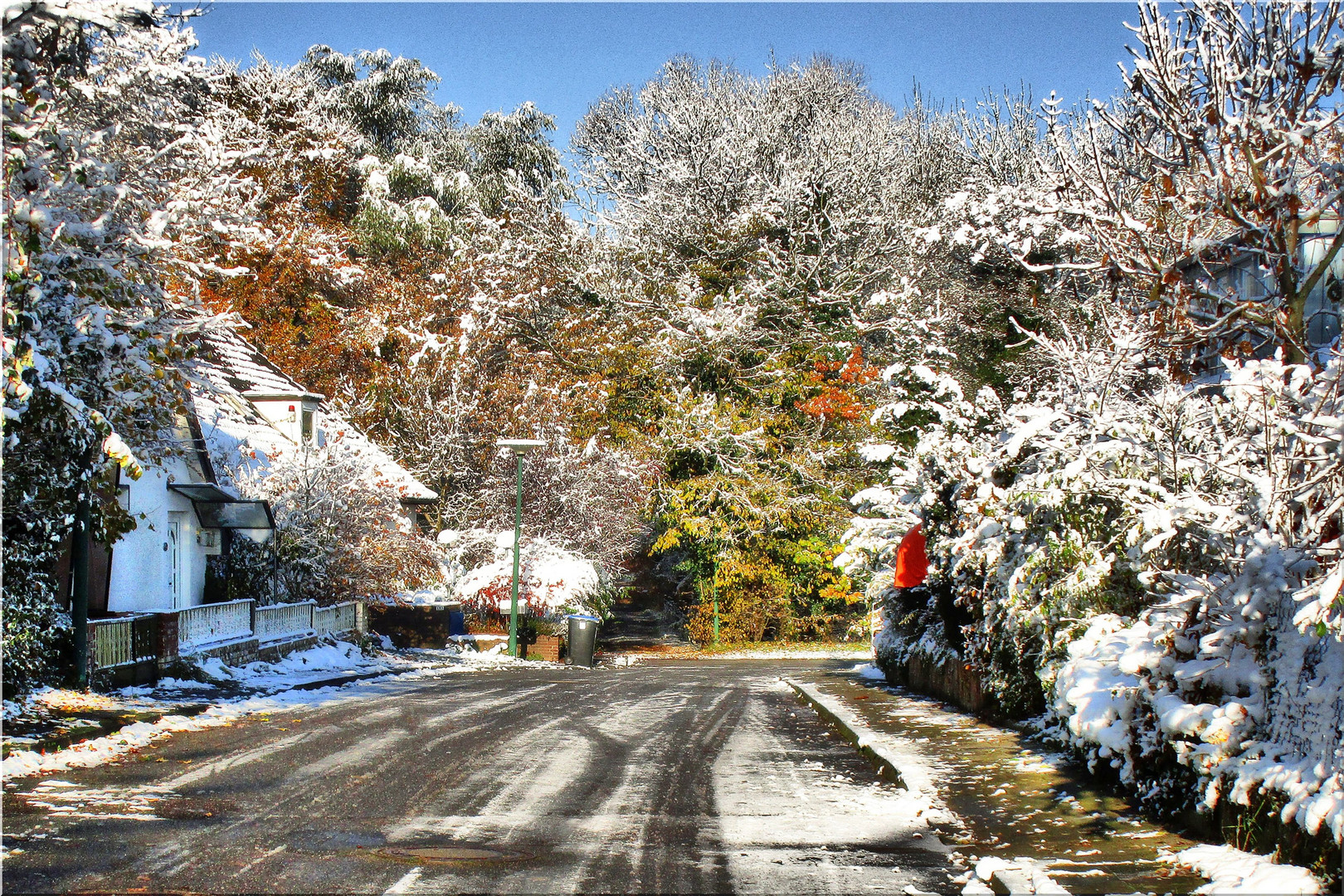 Der erste Schnee am Ende der Welt