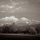 Der erste Schnee auf der Benediktenwand