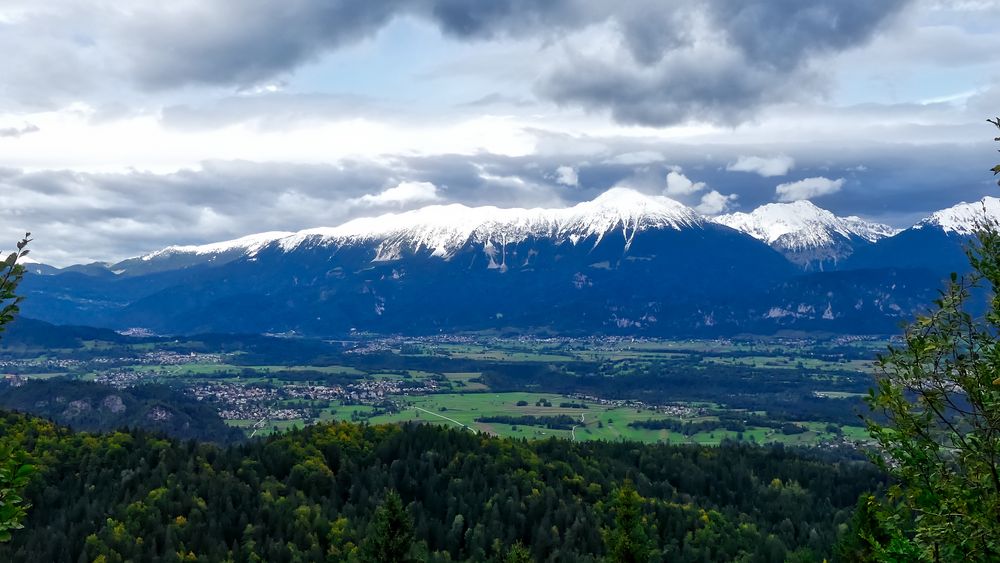 Der erste Schnee bei Bled