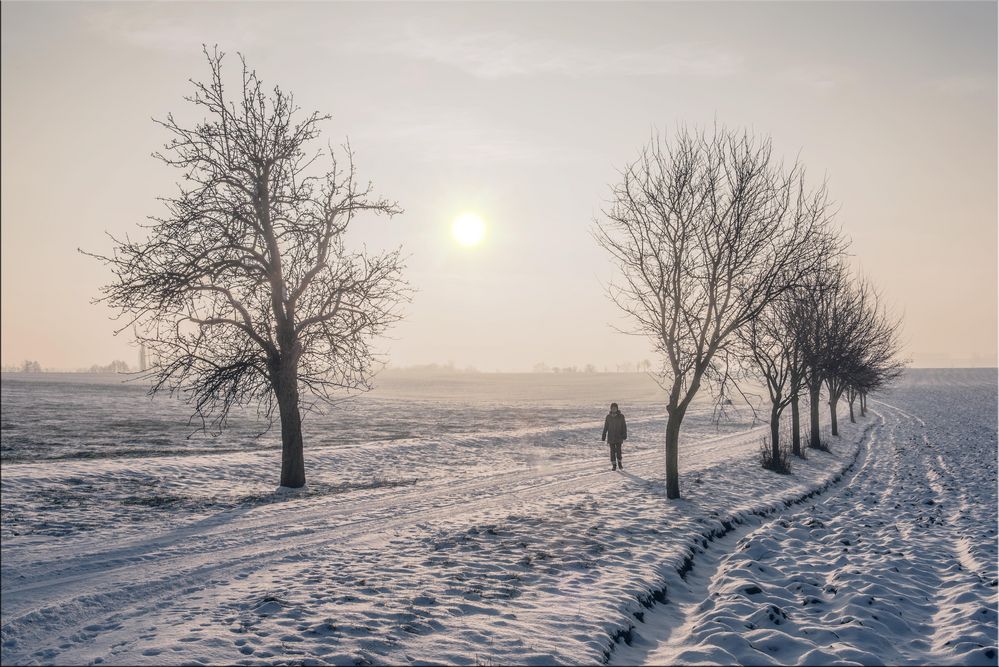 der erste Schnee im Jahr 2016