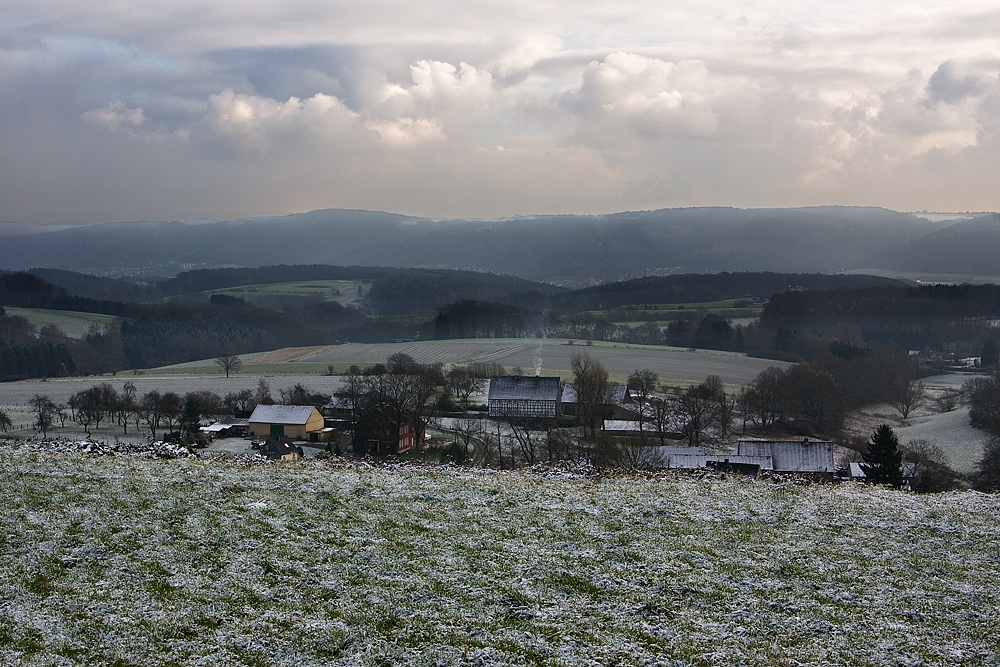 Der erste Schnee im Winter 2010/11