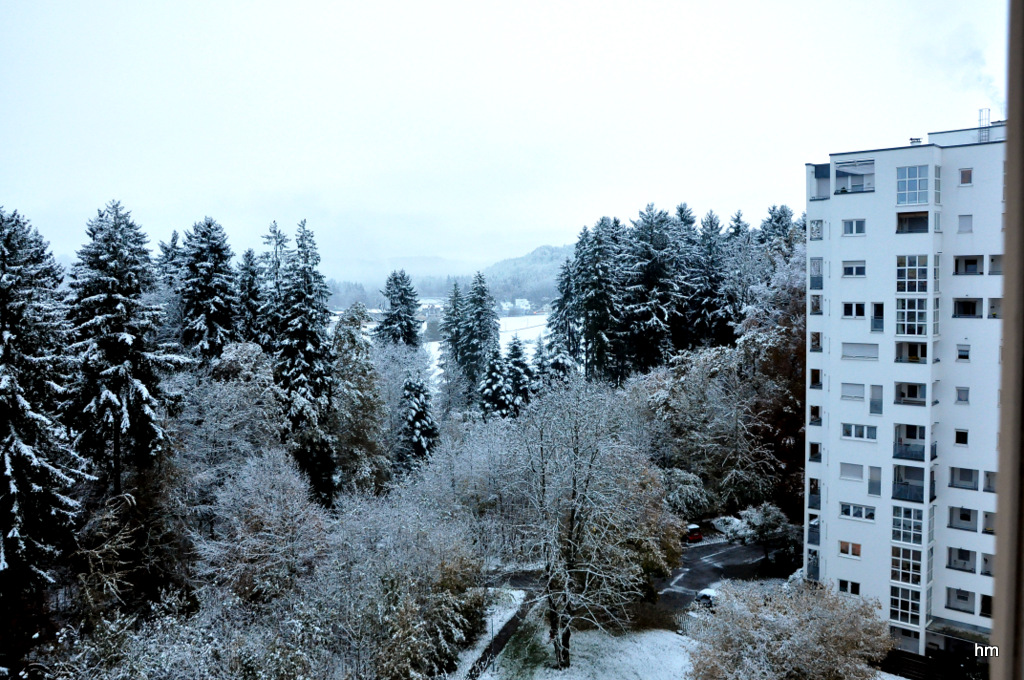 Der erste Schnee in Betonia-Allgäu