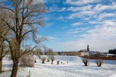 Der erste Schnee in diesem Jahr