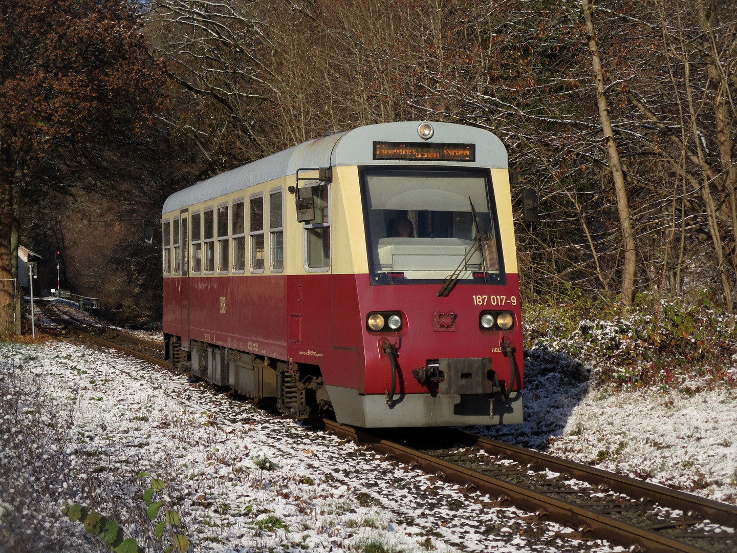 Der erste Schnee in Ilfeld 1.