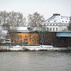 der erste Schnee in Koblenz