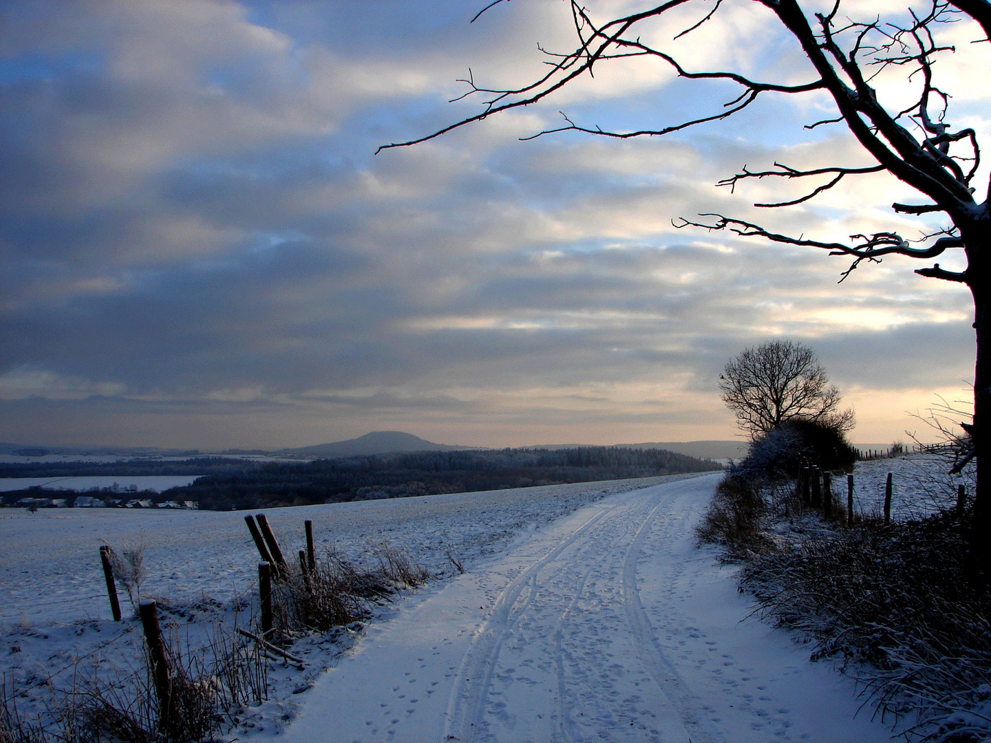 Der erste Schnee ist gefallen