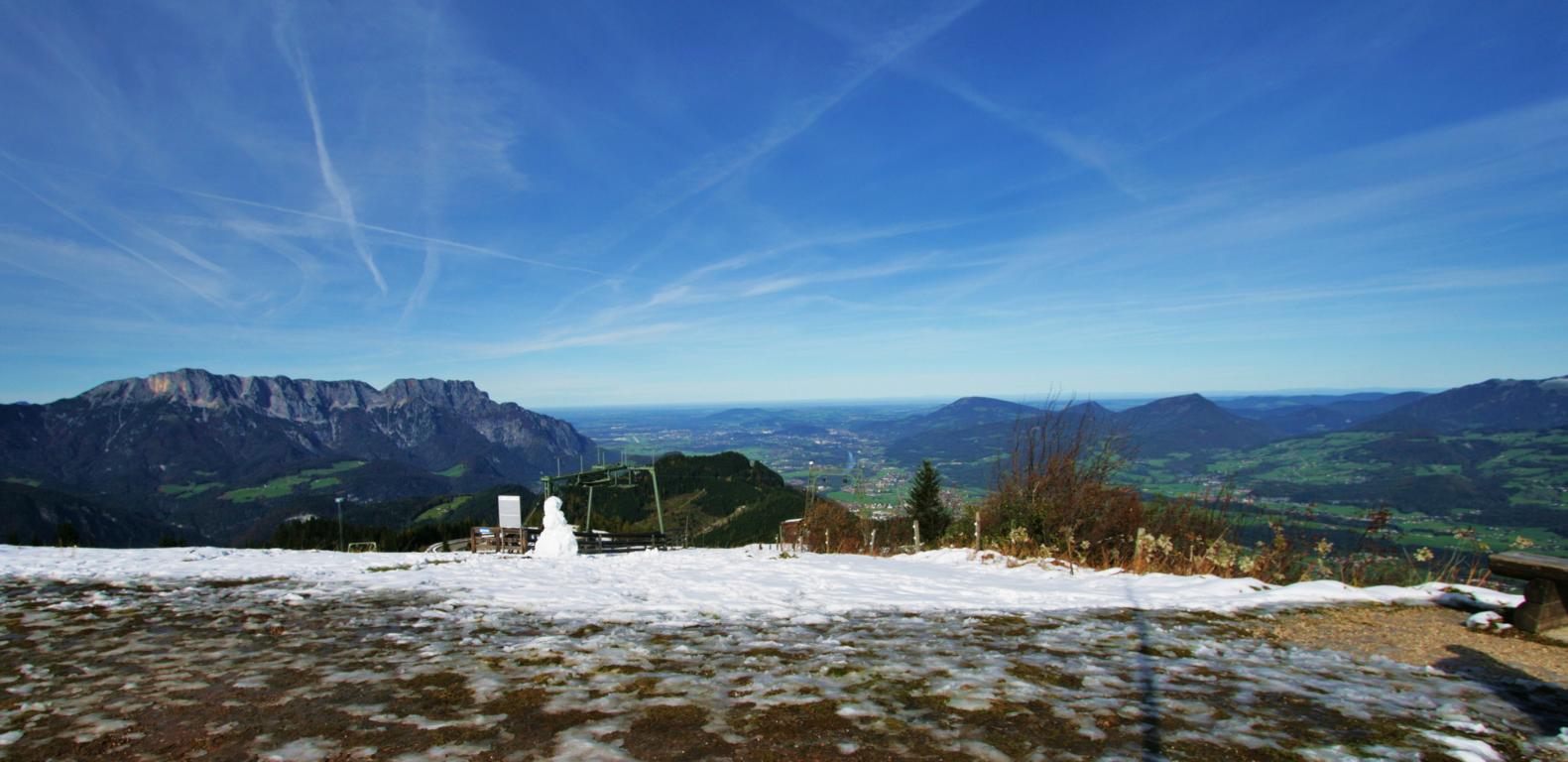 Der erste Schneemann