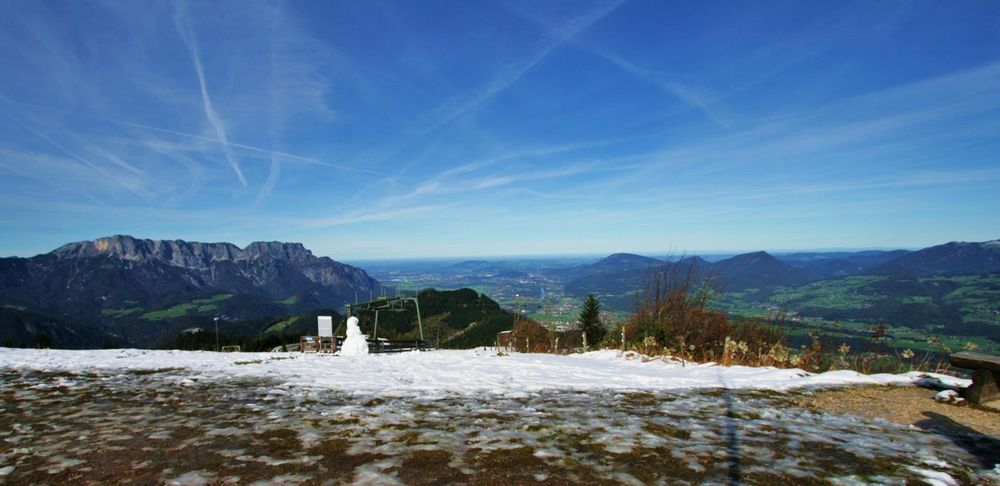 Der erste Schneemann