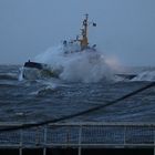 Der erste schwere Sturm 2009 an der Nordsee