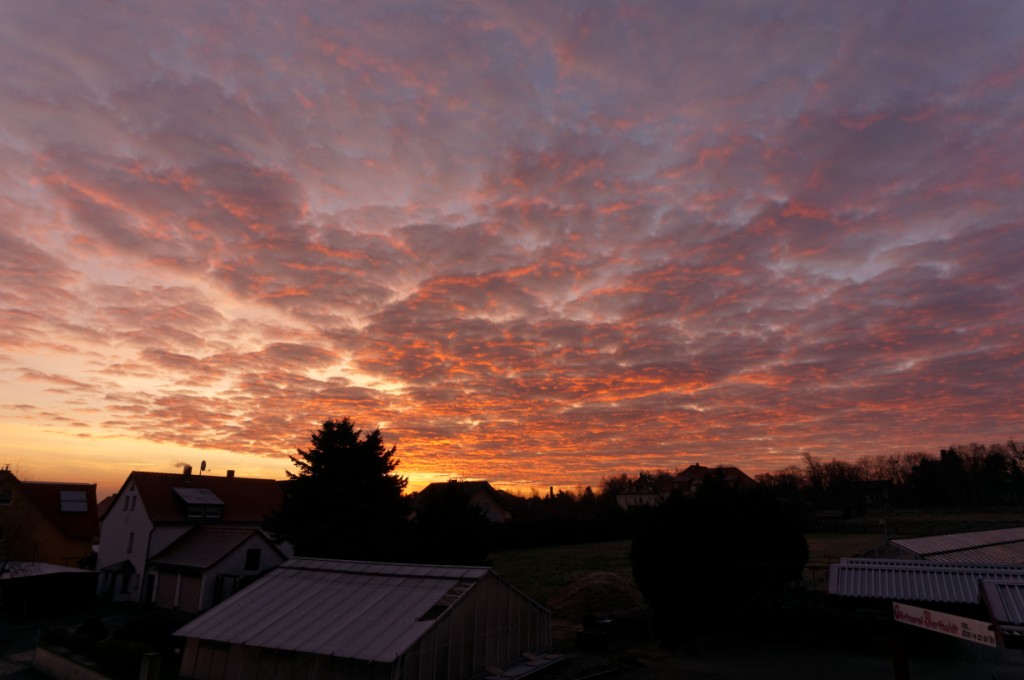 der erste Sonnenaufgang 2014