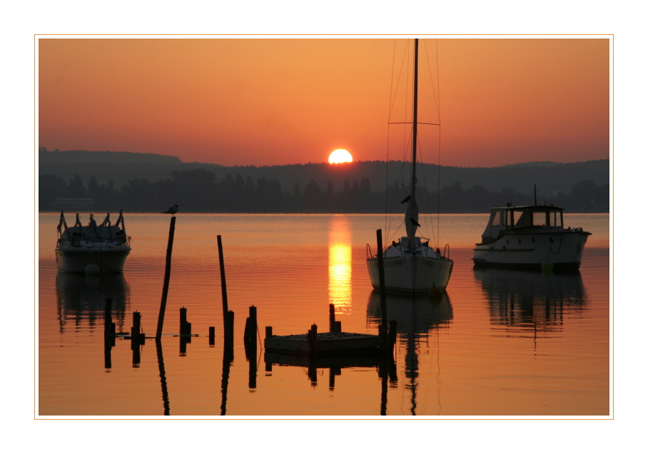 Der erste Sonnenaufgang ....