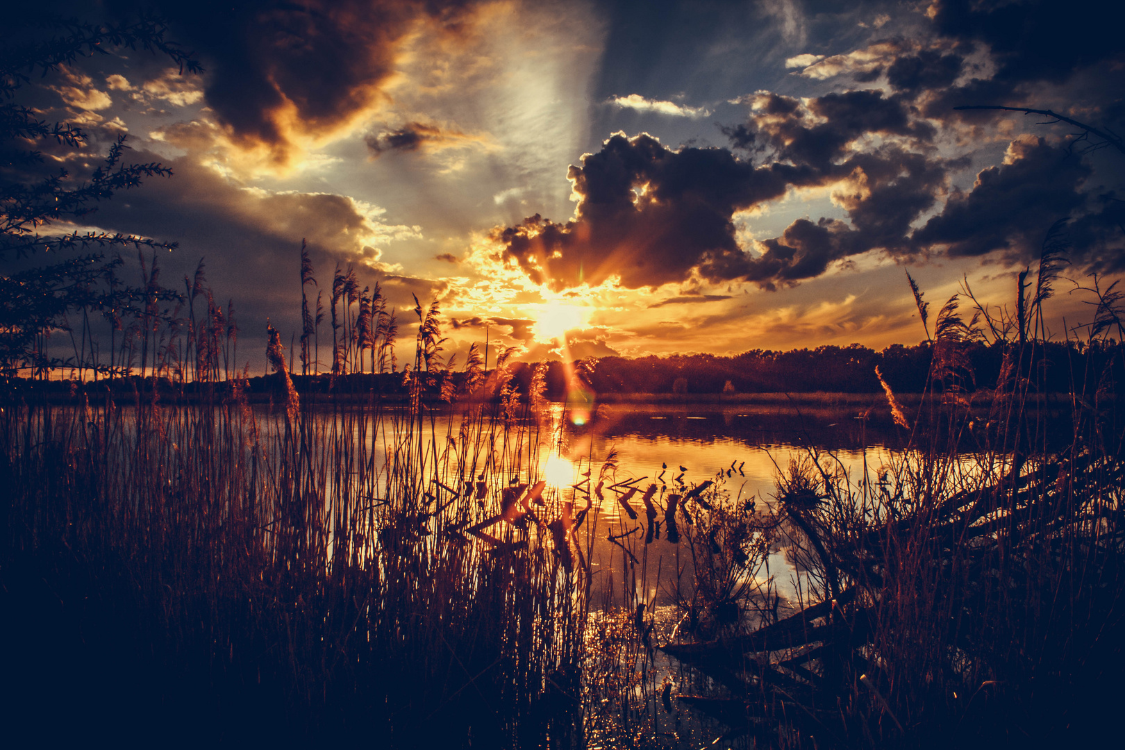 Der erste Sonnenuntergang