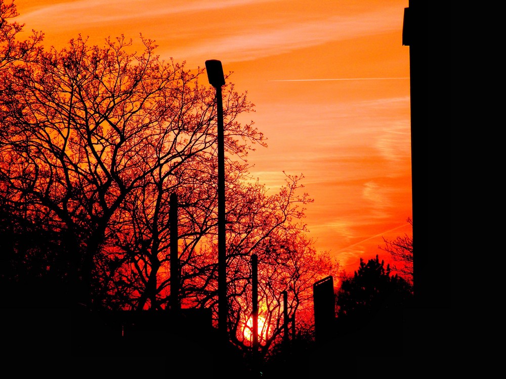 Der erste Sonnenuntergang in einem neuen Leben