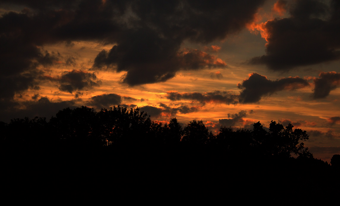 Der erste Sonnenuntergang mit der Canon 550D