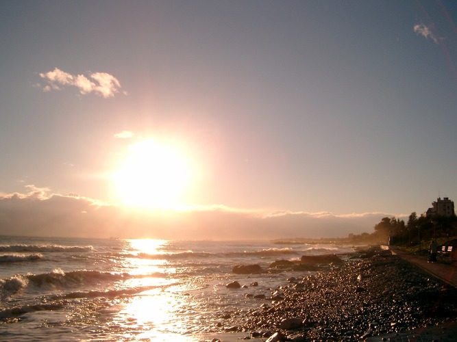 Der erste Tag am Strand