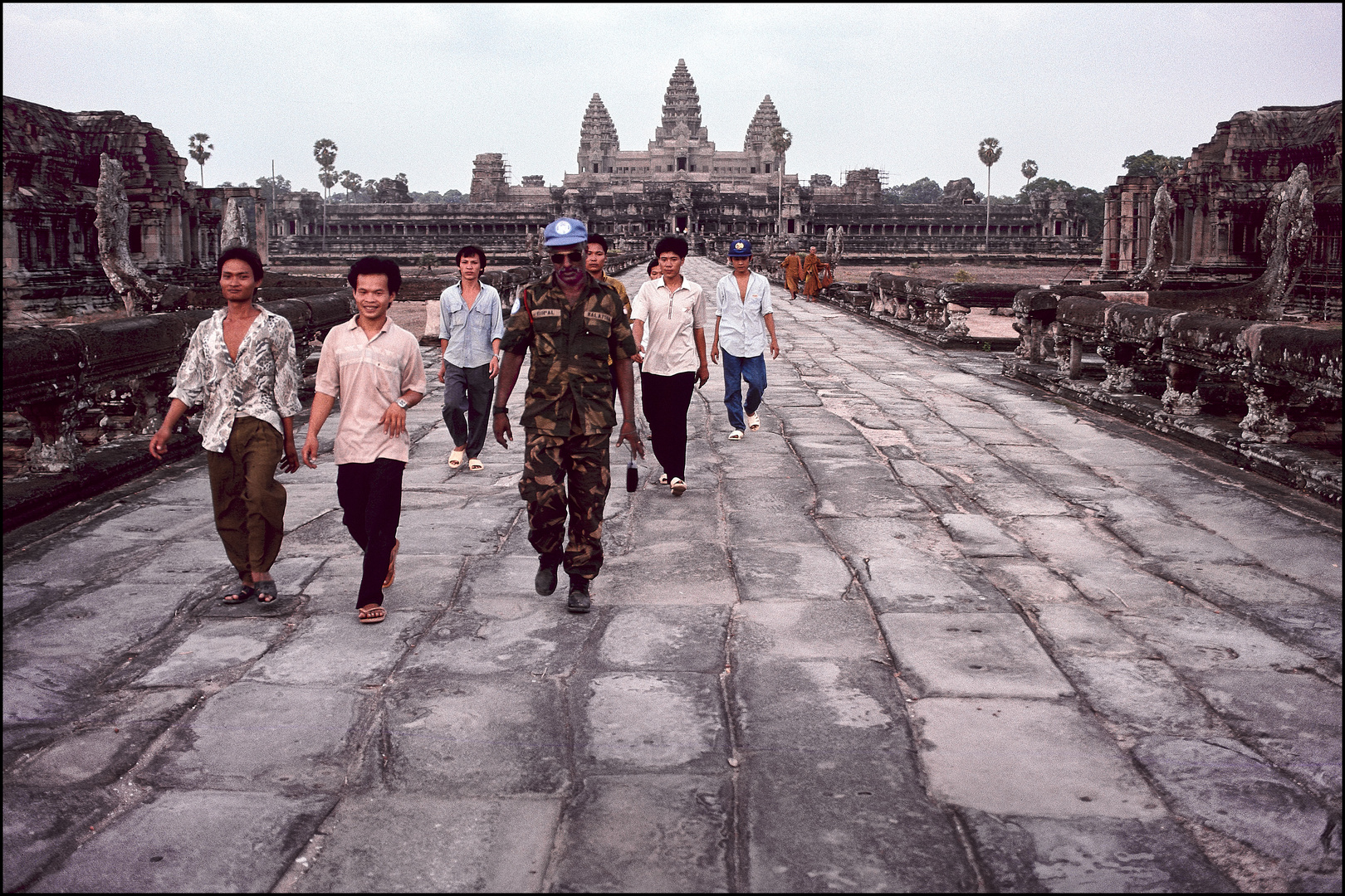 Der erste Tourist in Angkor (nach langer Zeit, 1992)