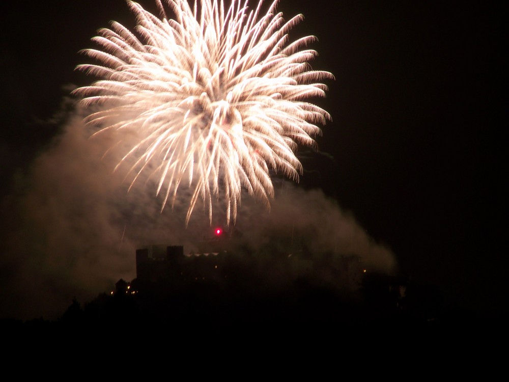 Der erste Versuch ein Feuerwerk zu fotografieren