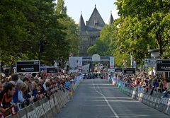 Der Etappenort Neuss wartet auf die Fahrer der Deutschland-Tour 2008