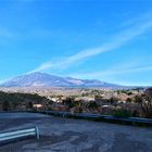 der Etna ( Ätna ) und seine westliche Flanke aus ca. 15 km Entfernung