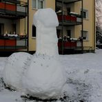 Der etwas andere Schneemann