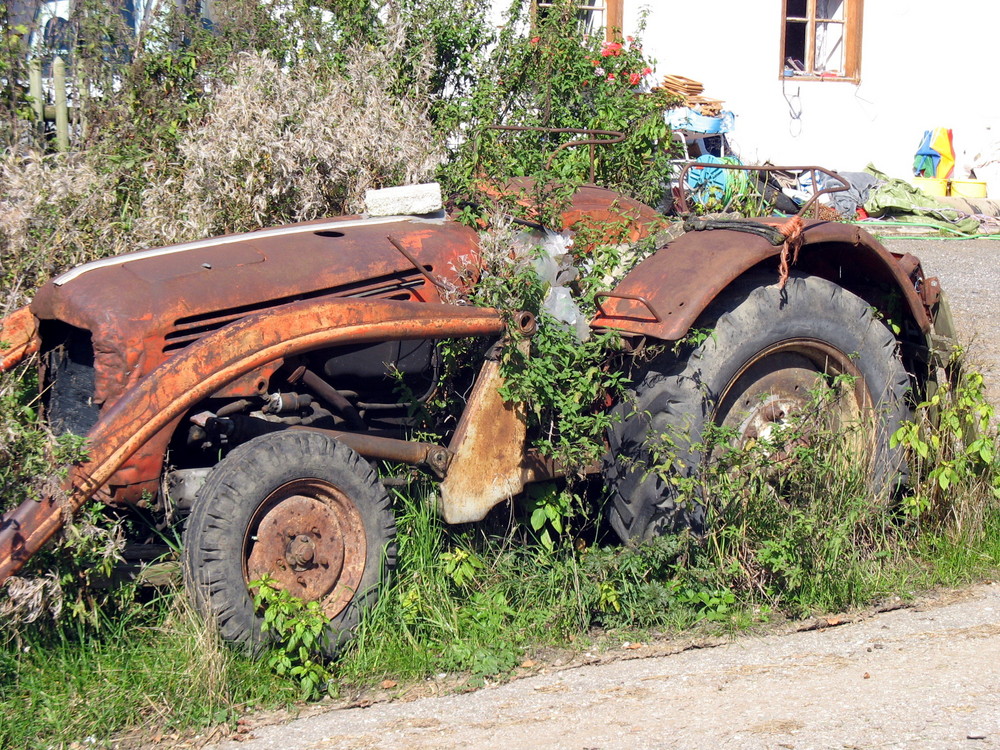 .....der etwas vergessene Traktor