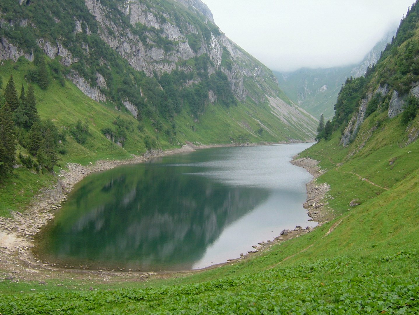 Der Fählensee im Appenzellerland über Brülisau erreichbar