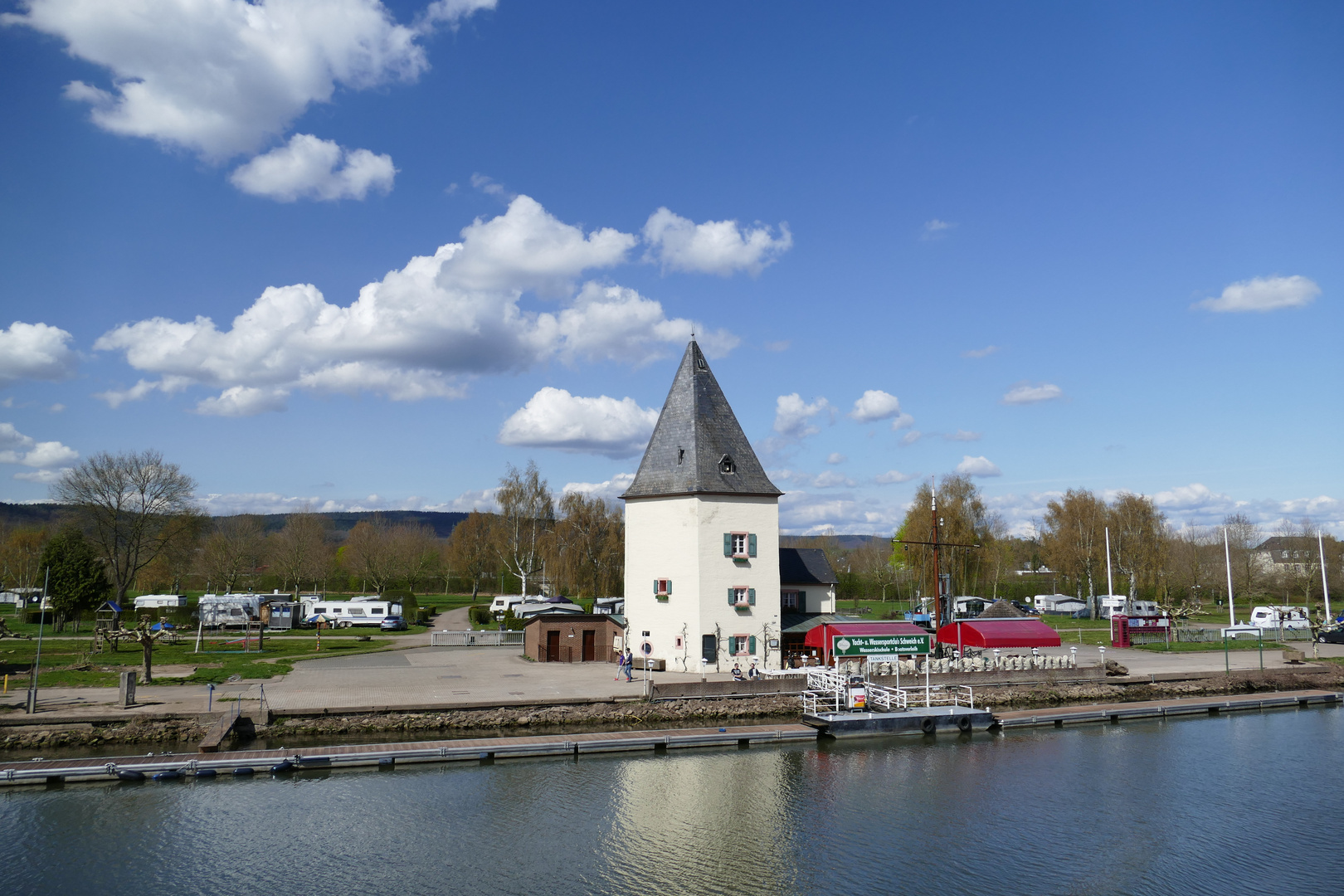 Der Fährturm in Schweich Foto & Bild deutschland, europe, saarland