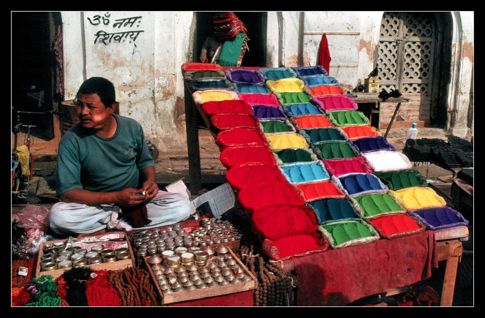 Der Farbenverkäufer von Kathmandu