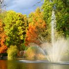 Der farbige Herbst im Kurpark von Bad Bellingen