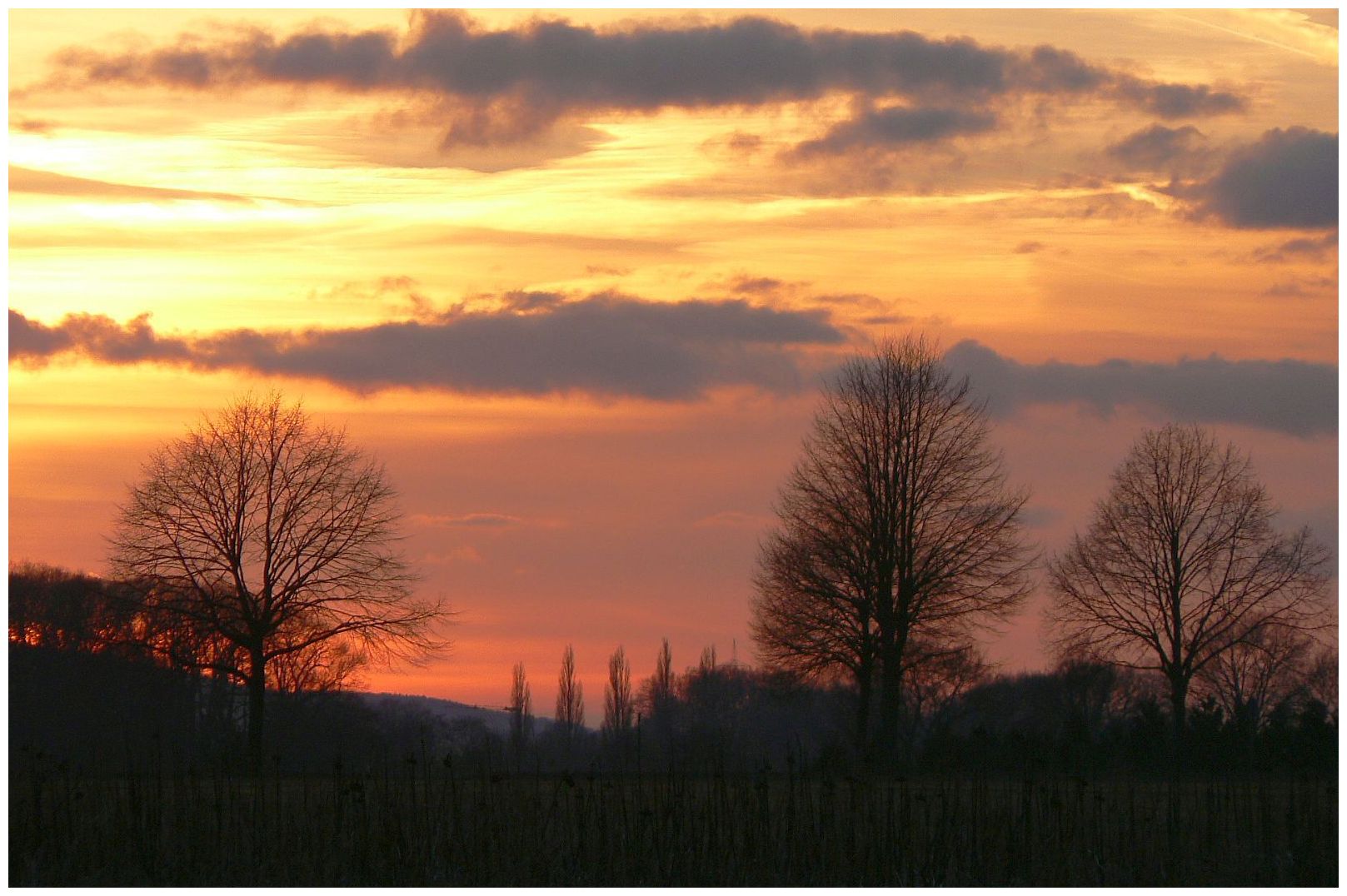 Der farbige Himmel........