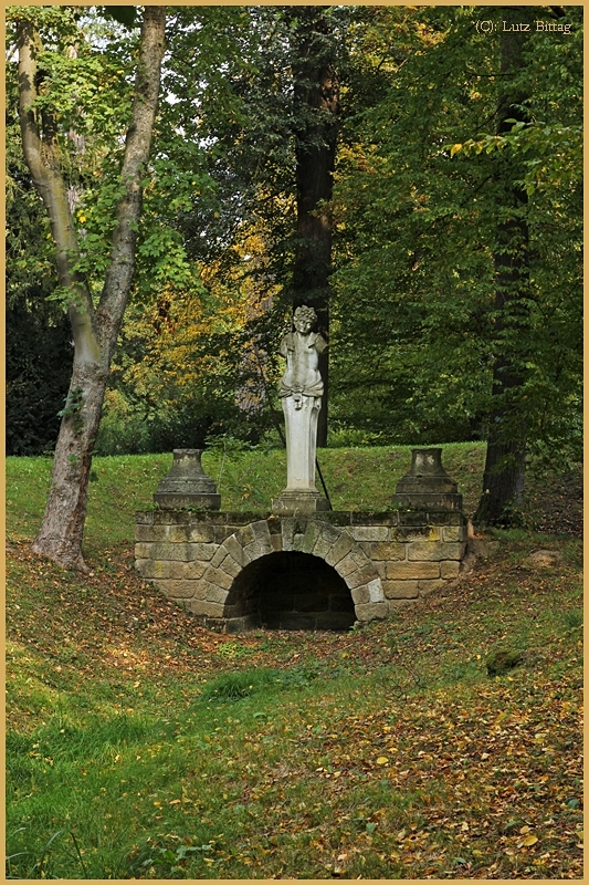 Der Faunenbrunnen im Luisium