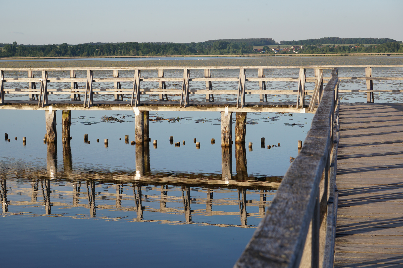 Der Federseesteg in Bad Buchau Foto & Bild deutschland, europe, baden