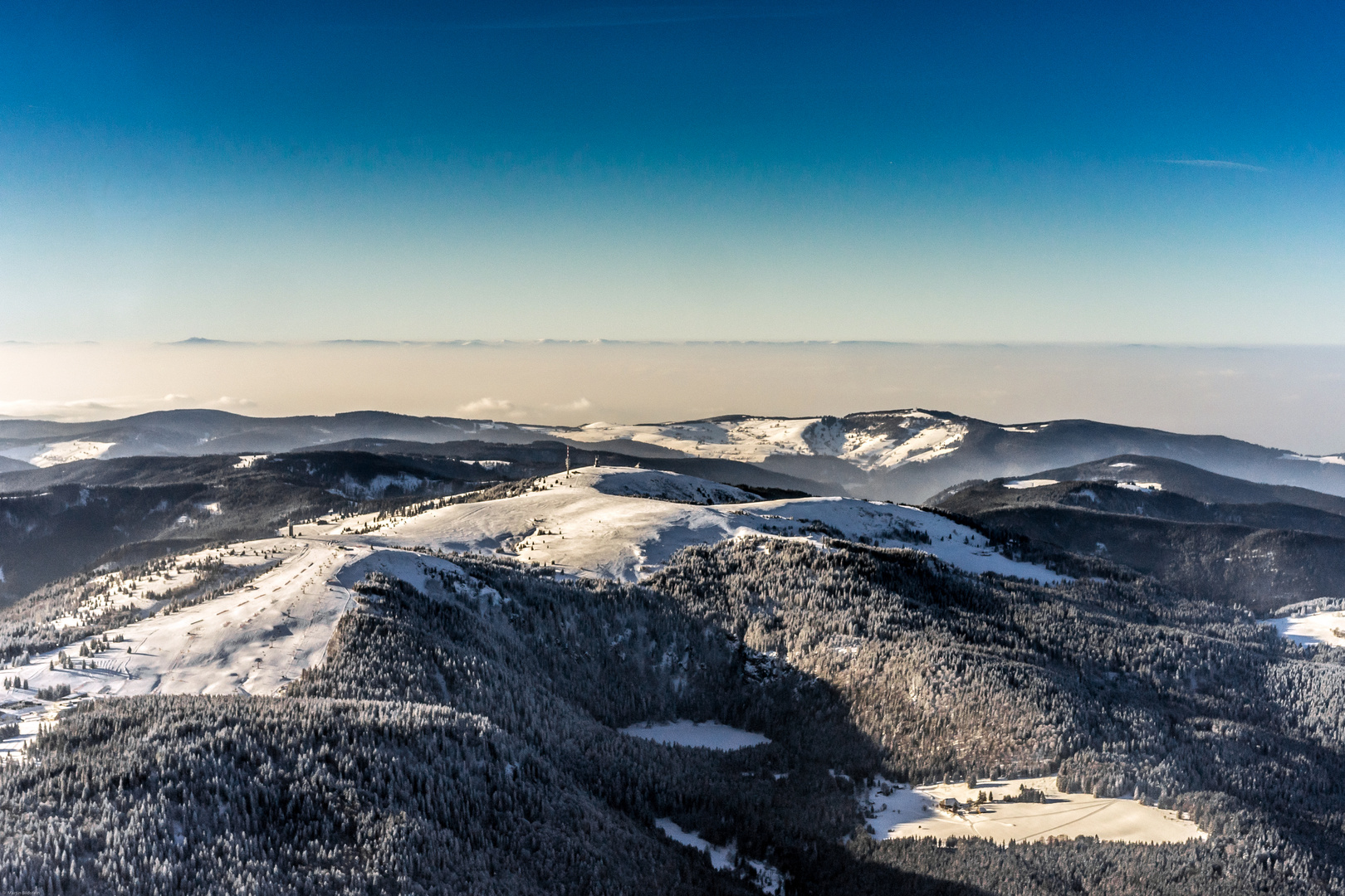 Der Feldberg im Schwarzwald 19. Januar 2017