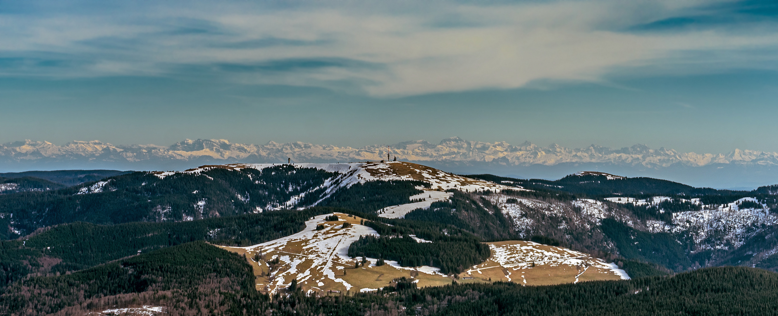 Der Feldberg (Schwarzwald) April 15