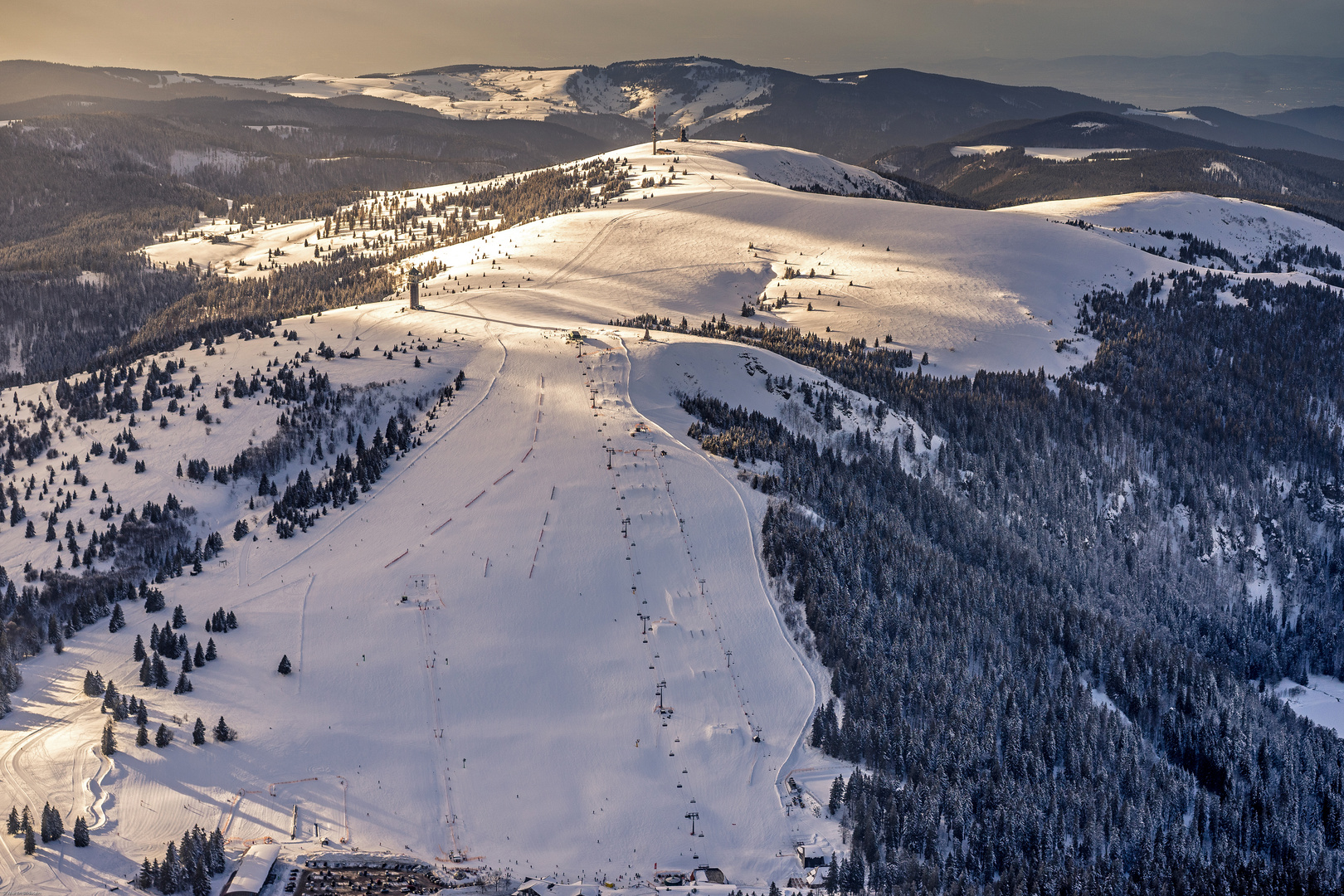 Der Feldberg (Schwarzwald) Februar 2015