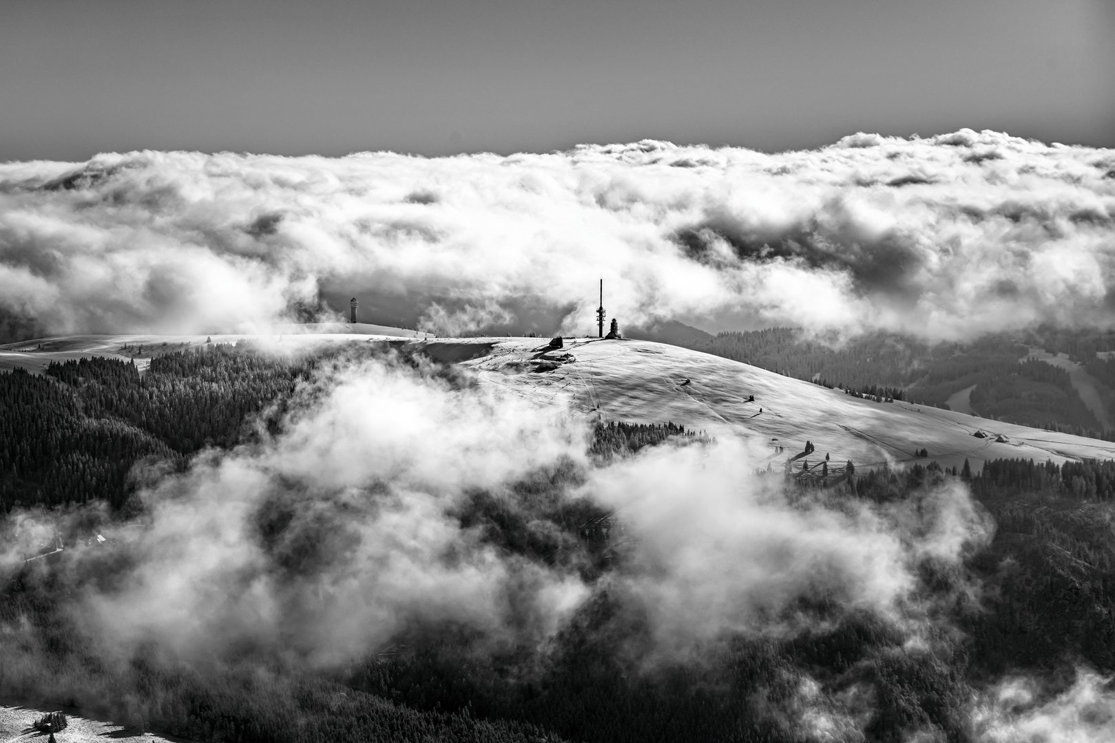 Der Feldberg (Swarzwald) im Spätherbst 2019