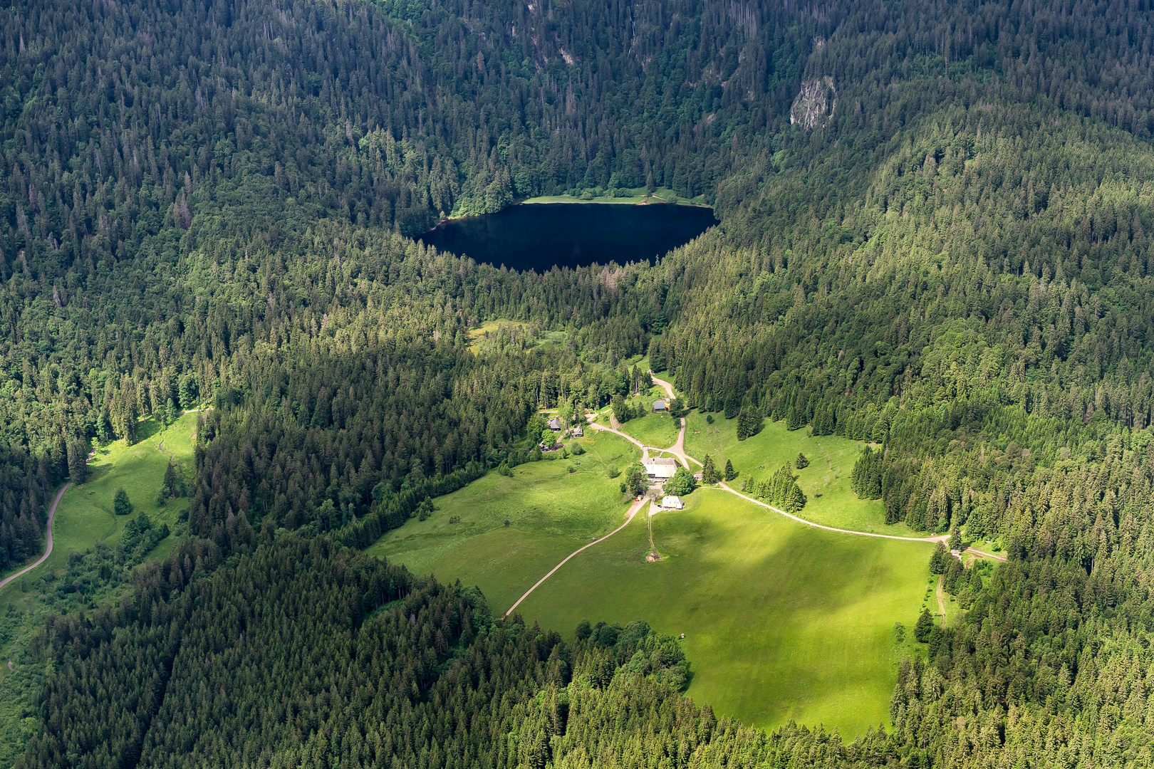 Der Feldsee beim Feldberg 