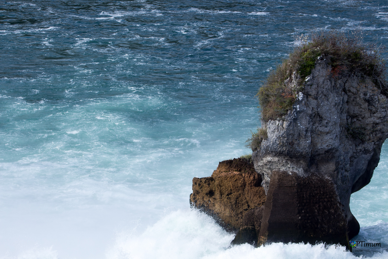 Der Fels am Rheinfall