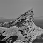 Der Felsen mit dem Kopf eines Hundes in La Ciotat