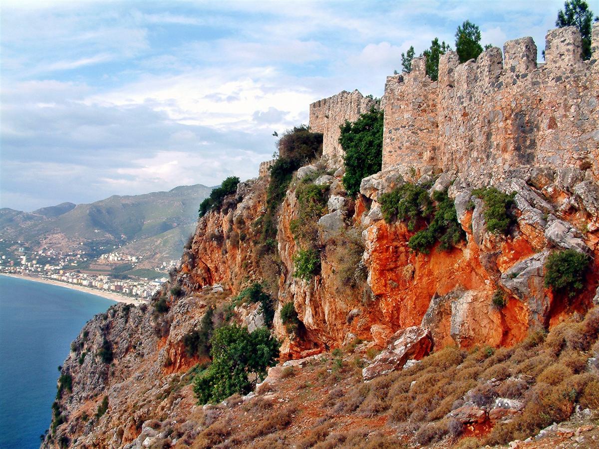 Der Felsen von Alanya.