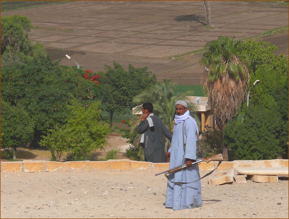 Der Felsengrabwächter in Beni Hassan