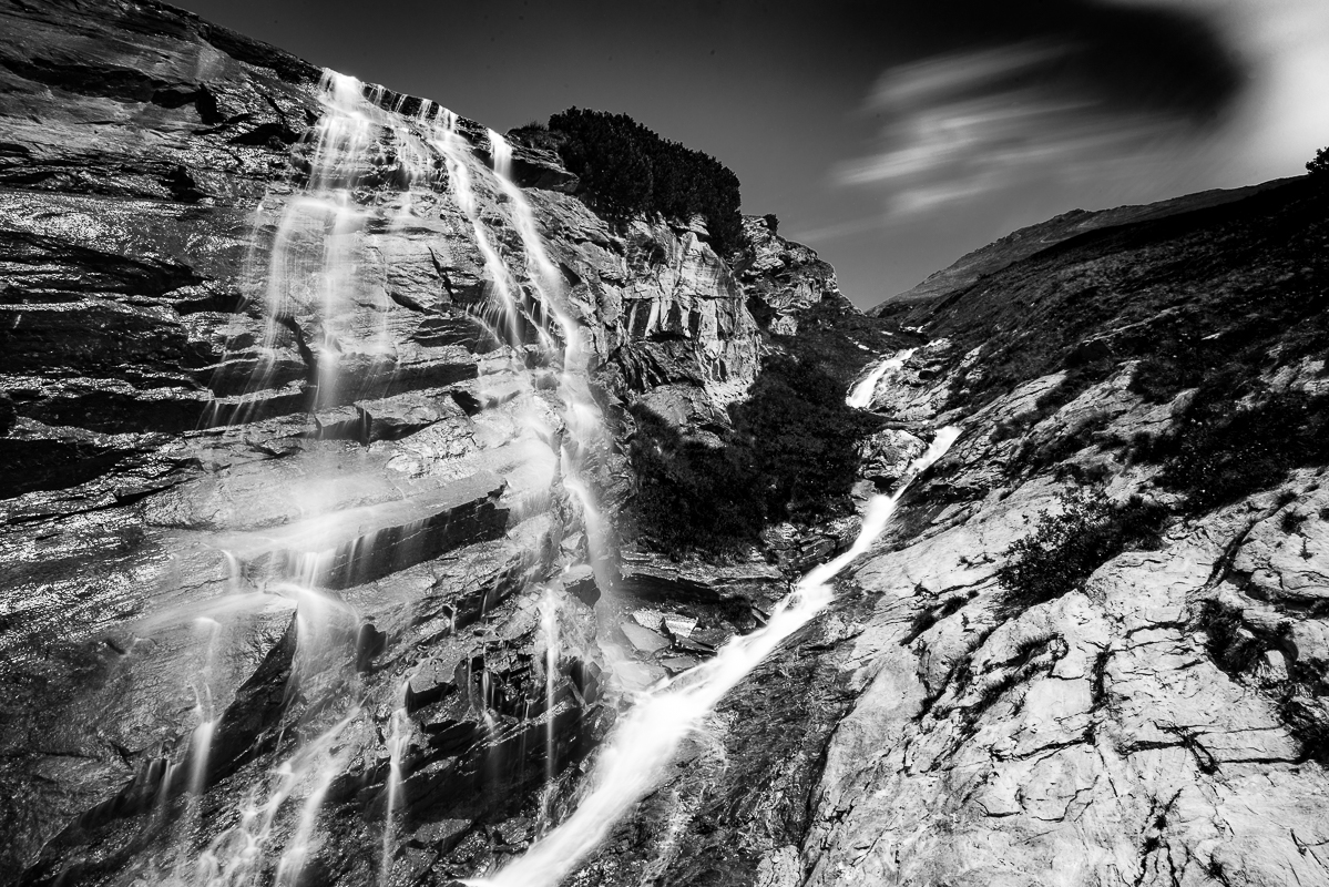 Der Fensterbachwasserfall am Großglockner