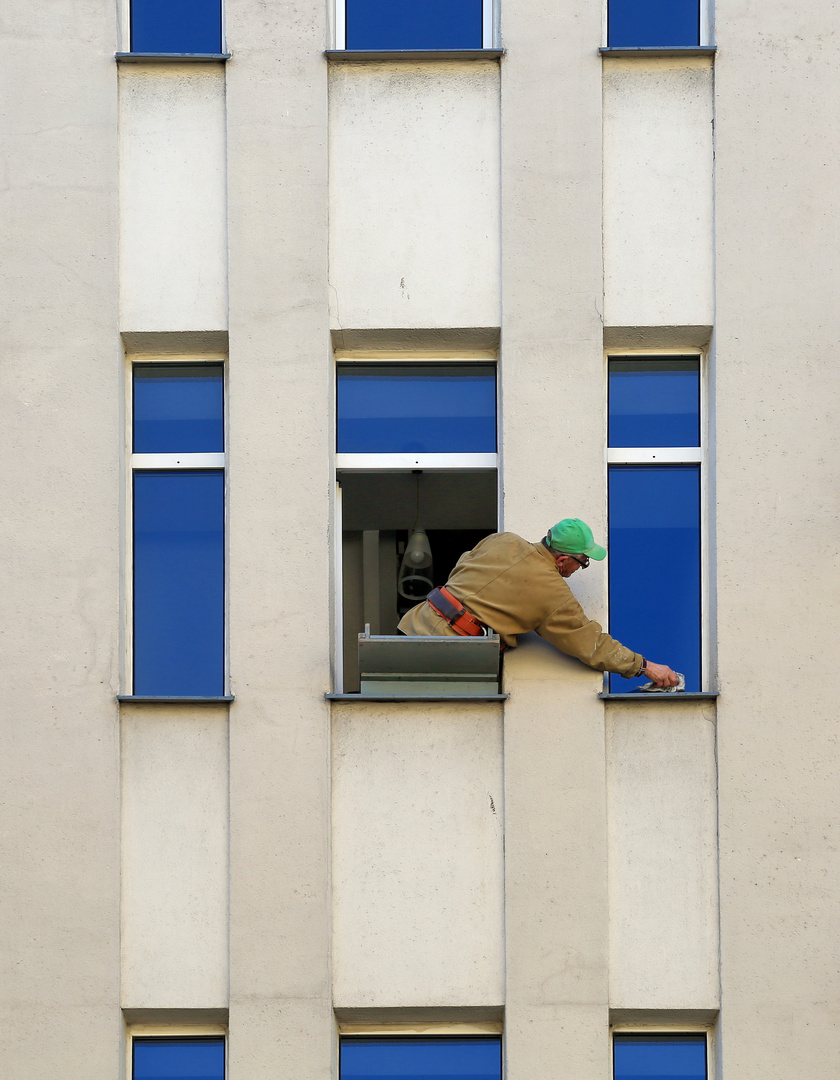 Der Fensterputzer