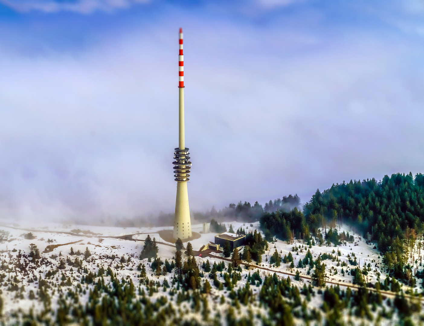 Der Fernsehturm auf der Hornisgrinde 