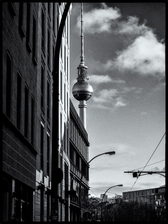 Der Fernsehturm aus anderer Perspektive