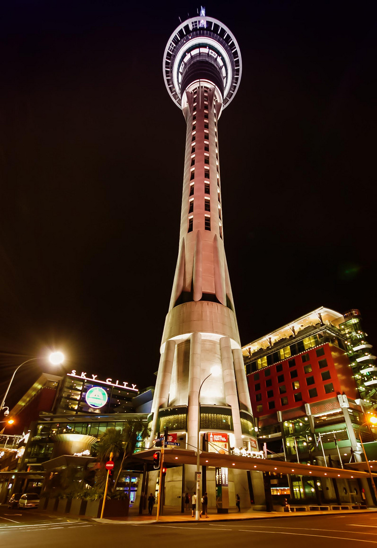 der Fernsehturm in Auckland