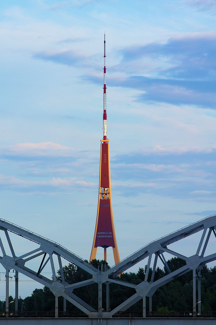 Der Fernsehturm von Riga